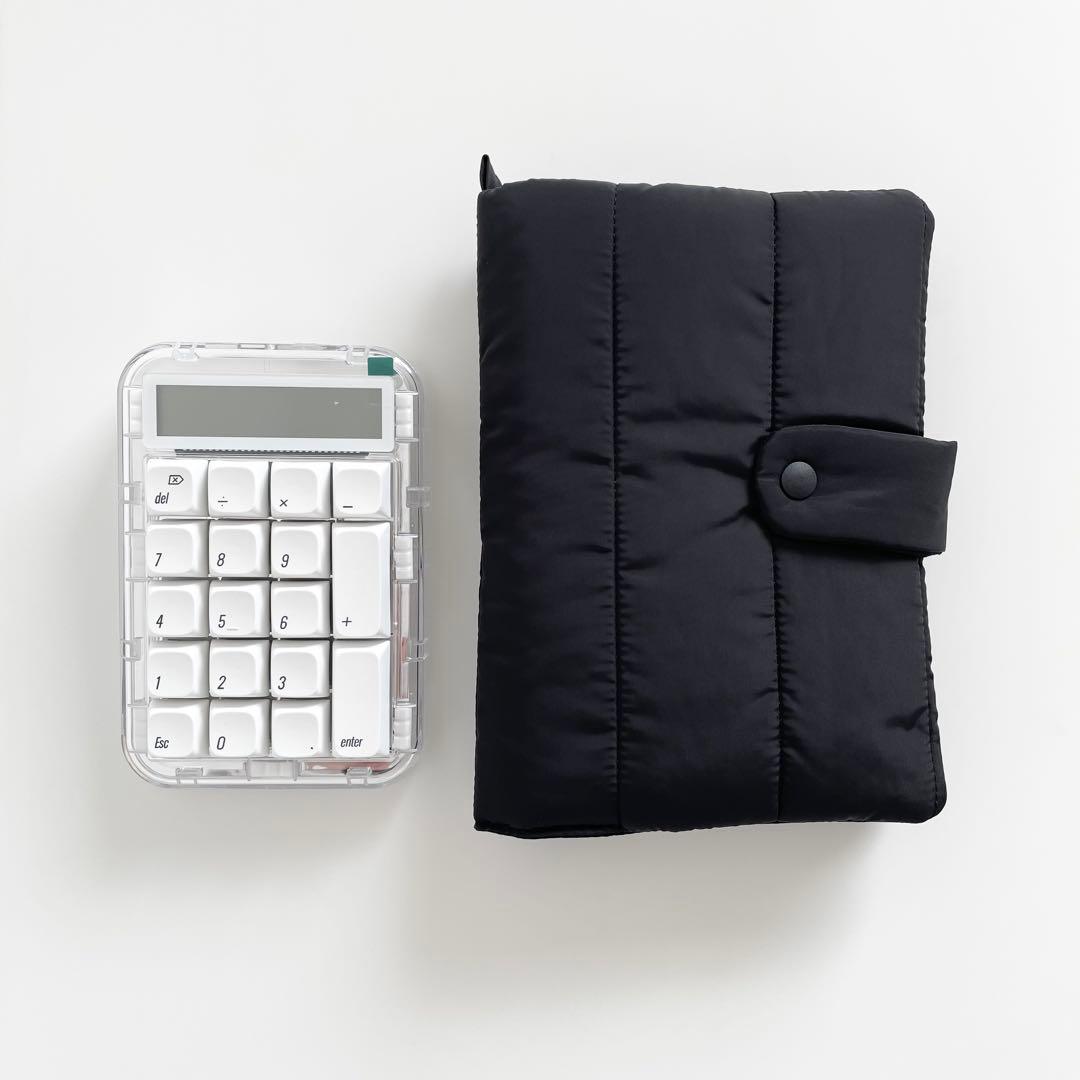 早い者勝ち　韓国　バインダー　カバー　貯金　現金管理　ブラック　シンプル