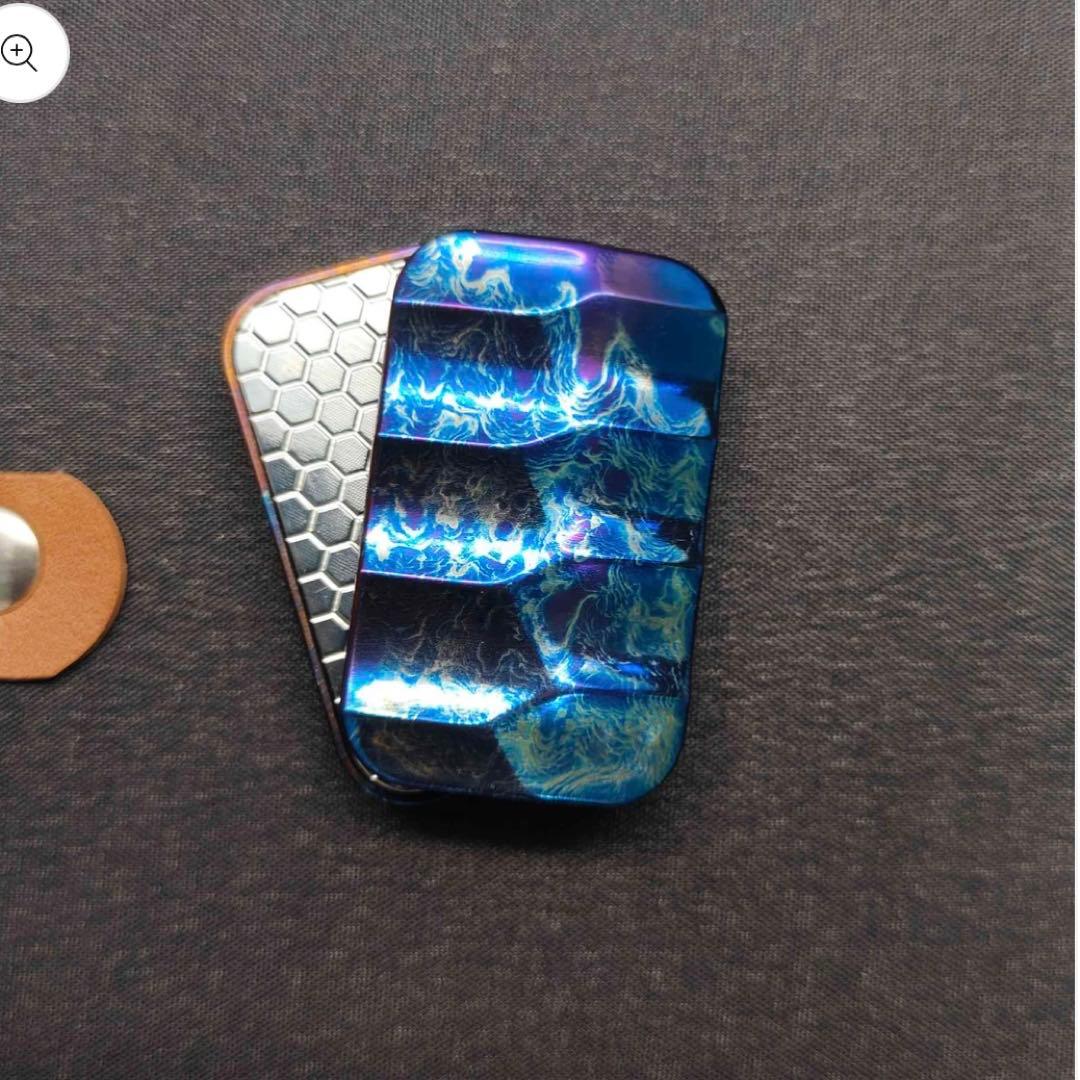 ZD EDC フィジェットトイ　無限位　音叉内蔵　fidget toys Ti製