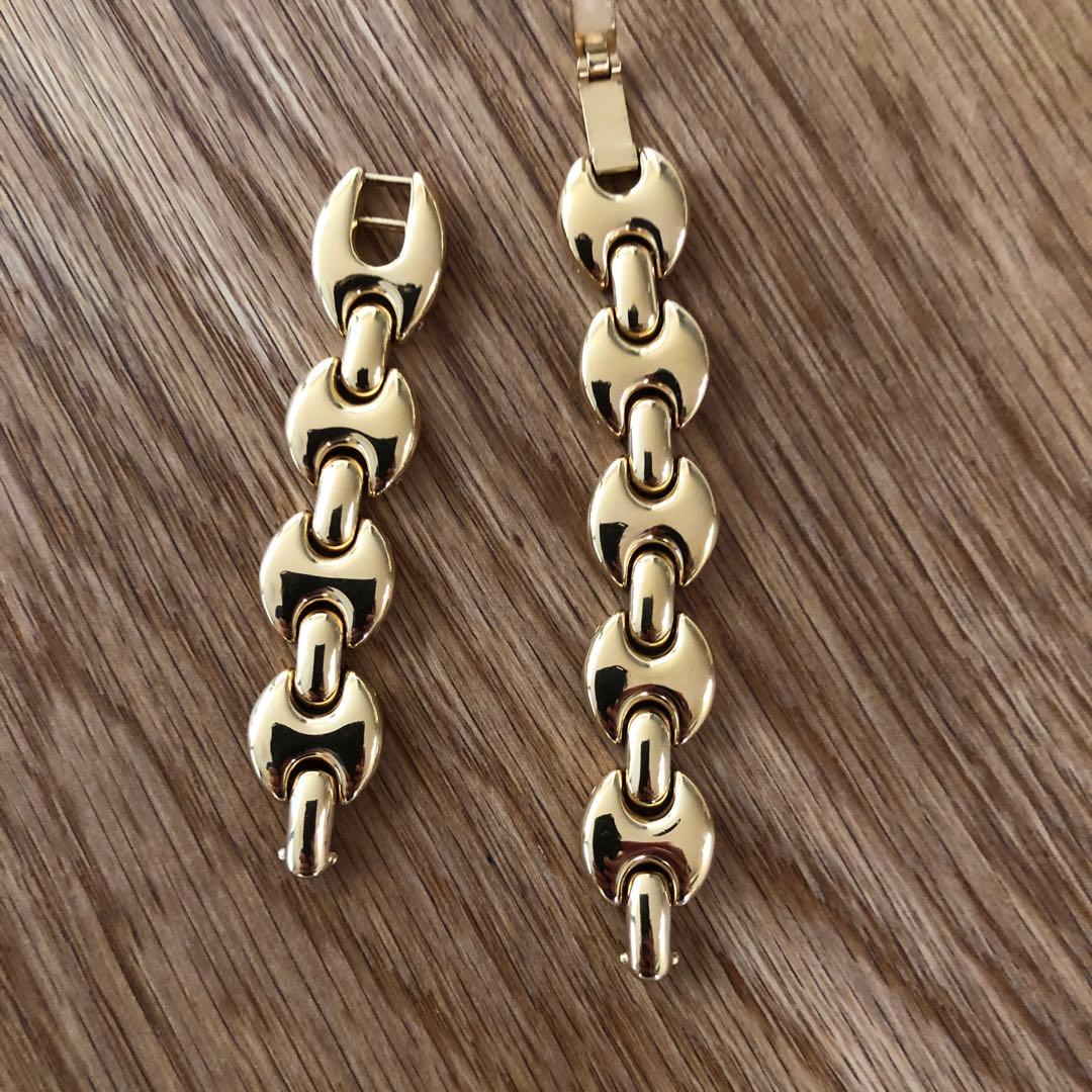 美品グッチ 1800L 純正ベルト ブレス ゴールド 12ｍｍ用