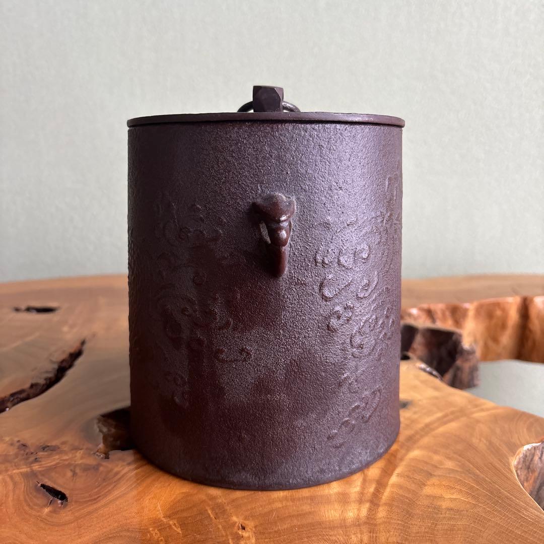 雲龍窯 高橋敬典造 茶道用釡 釜かん付き 茶道具 共箱