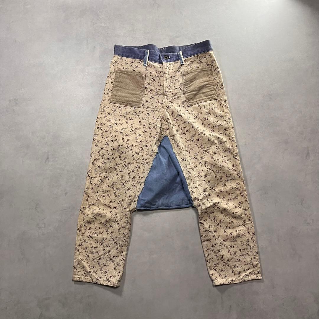 KAPITAL 花柄 サルエル パンツ デニム キャピタル 総柄