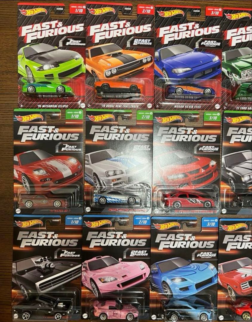 FAST&FURIOUS Hotwheels 30種コンプリートセット