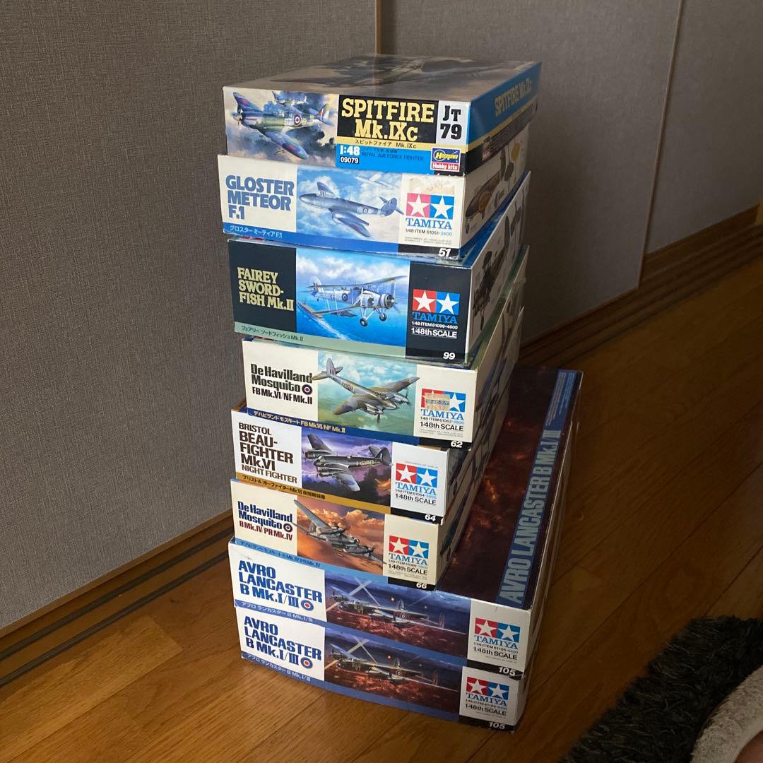 タミヤ　ハセガワ8機セット1/48