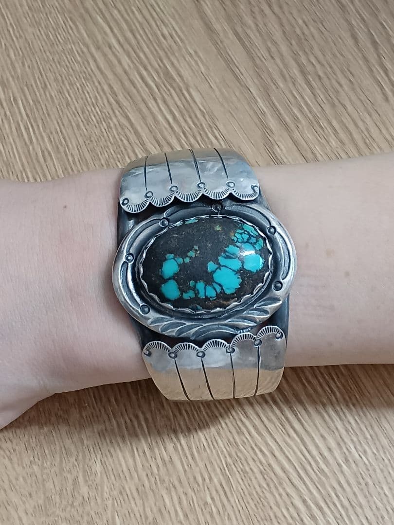 ターコイズ シルバー ブレスレット バングル