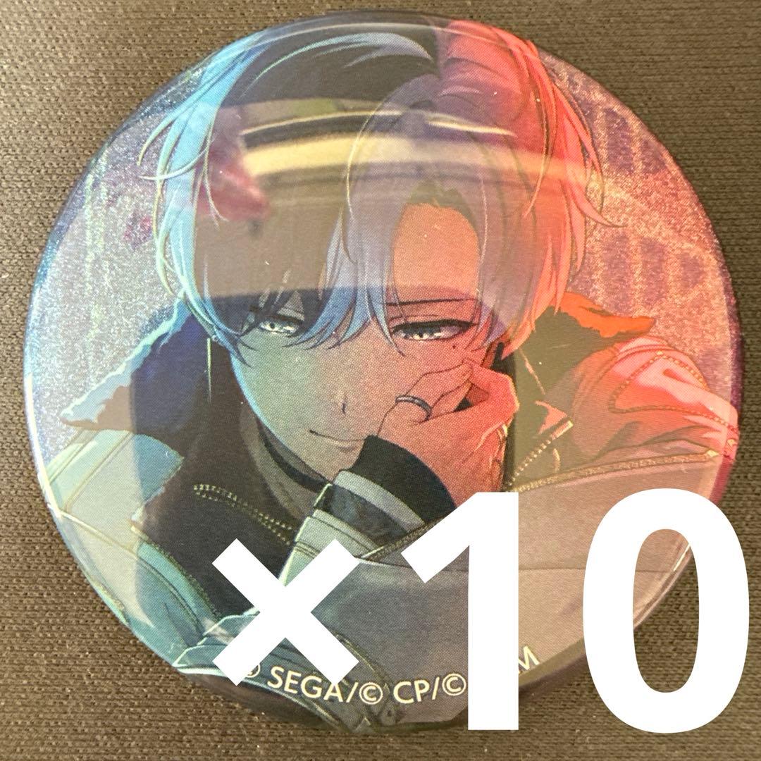 青柳冬弥 プロセカ グリッター缶バッジ 44A 10個