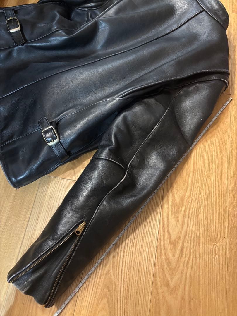 希少！vanson バンソン シングルライダース レザージャケット 黒 40