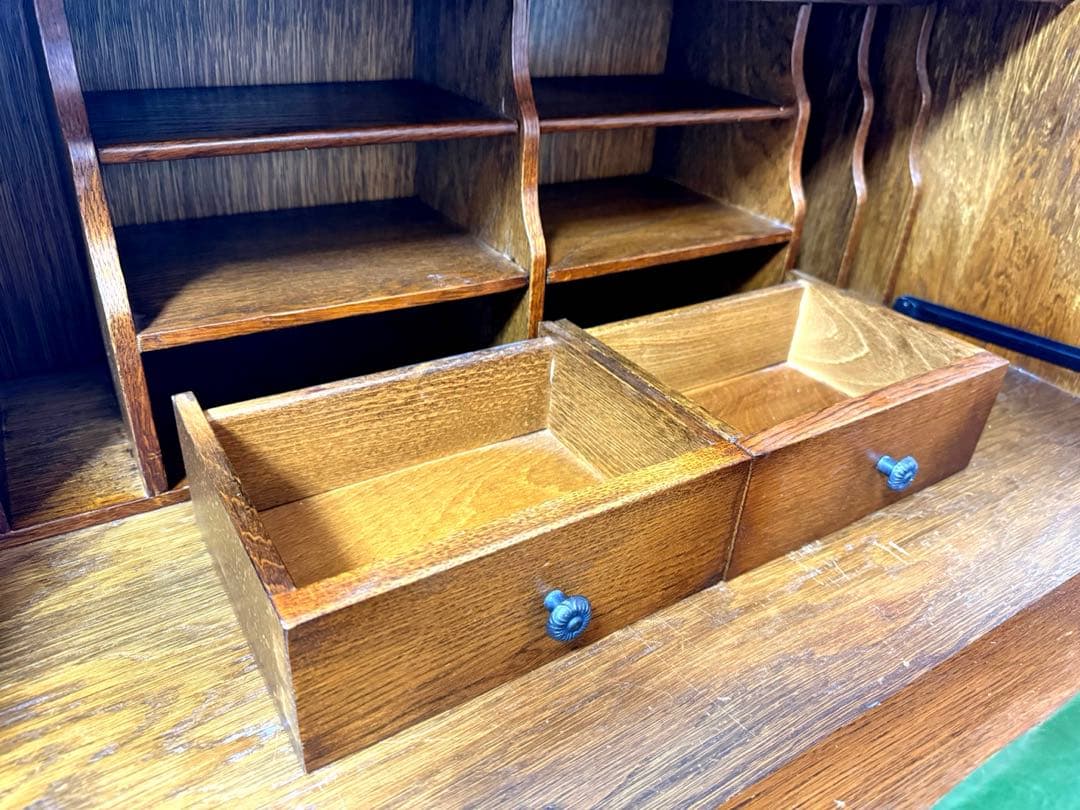 アンティーク家具 イギリスライティングビューロー 机