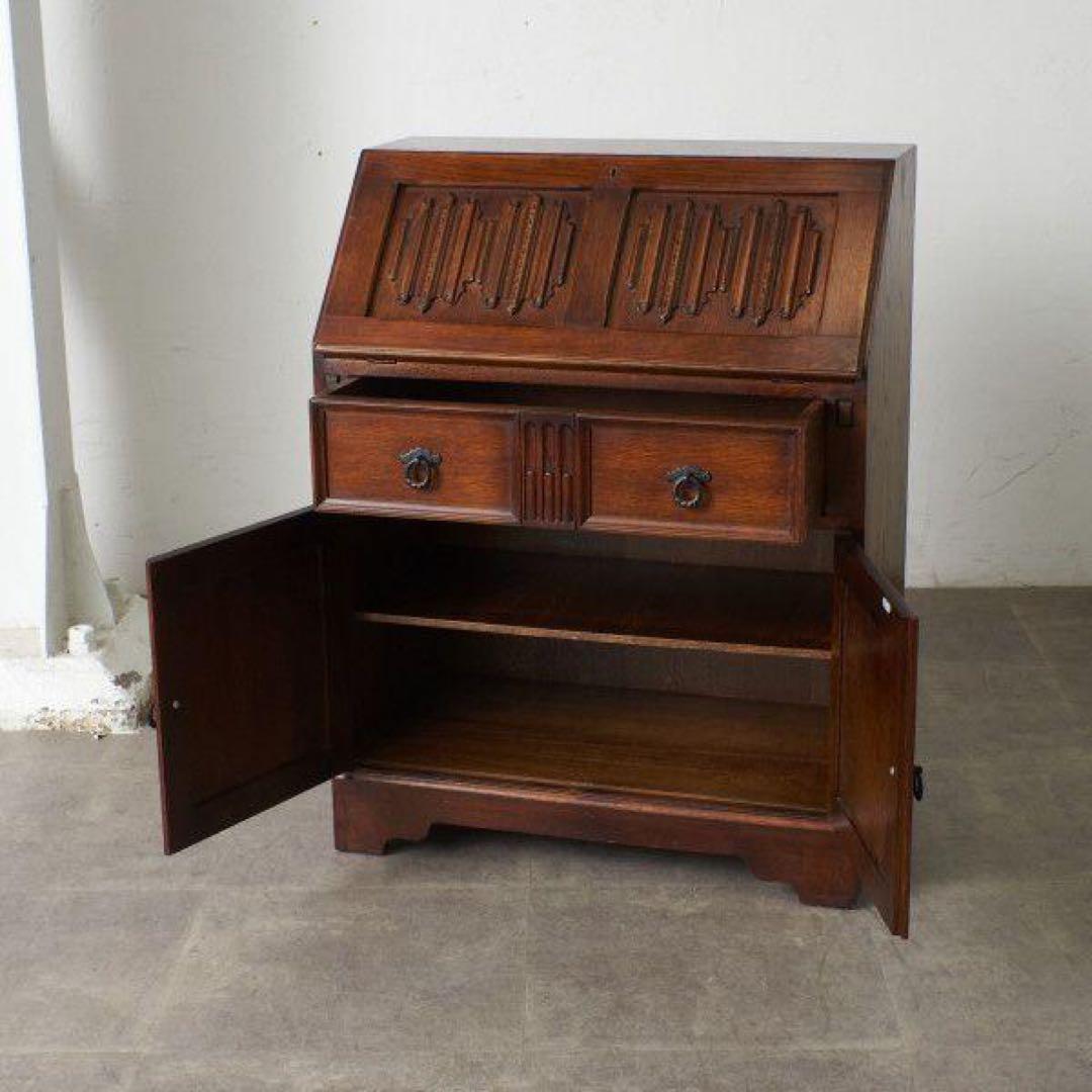 アンティーク家具 イギリスライティングビューロー 机