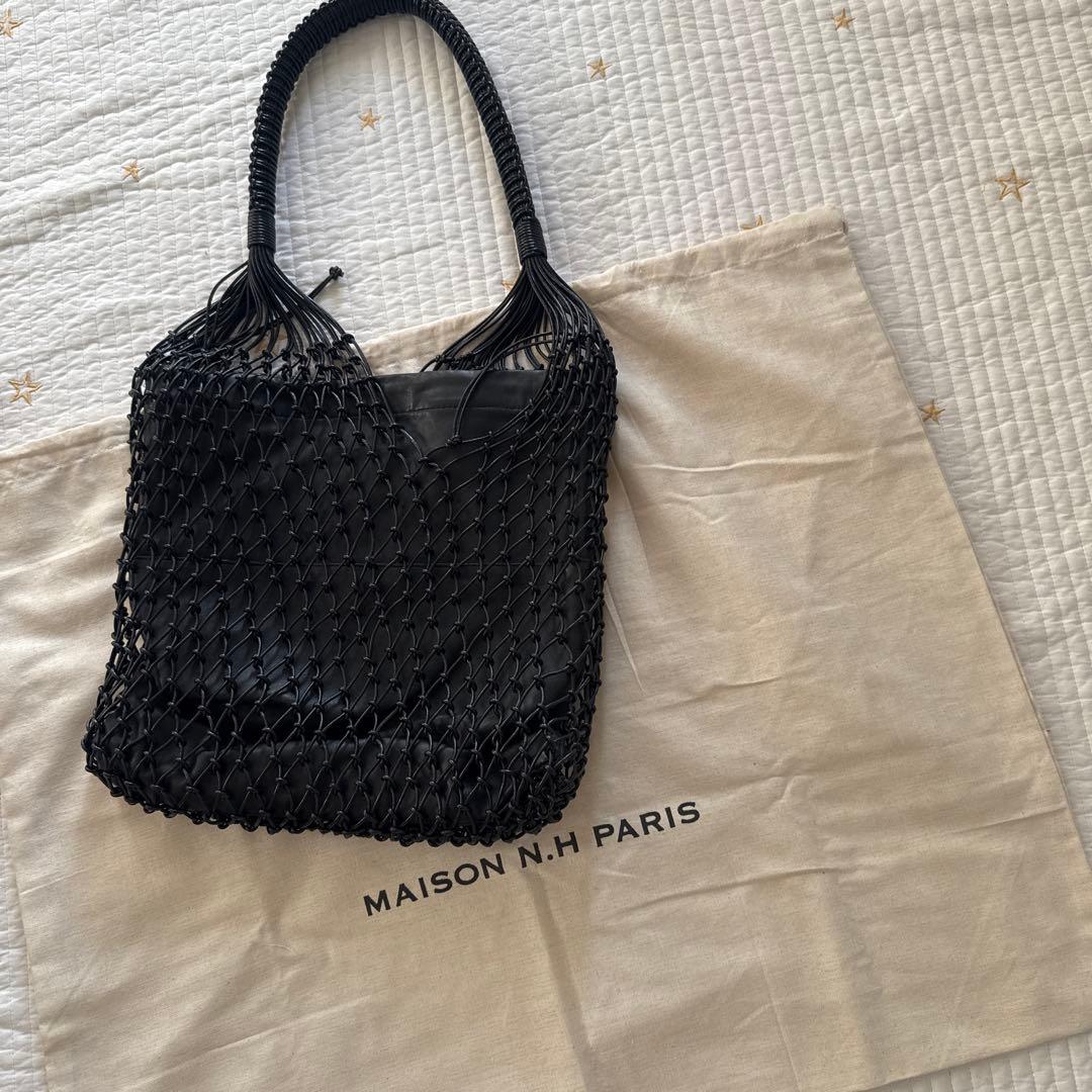 MAISON N.H PARIS メゾンエヌアッシュパリ　ブラック　バッグ
