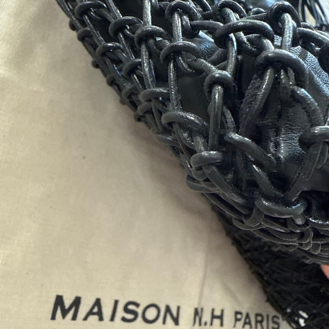 MAISON N.H PARIS メゾンエヌアッシュパリ　ブラック　バッグ