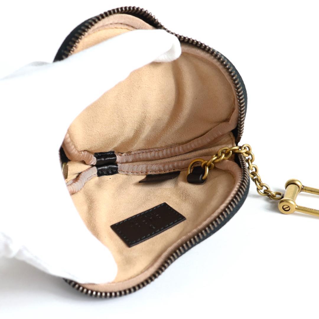 未使用級‼️ GUCCI GG ハートシェイプ マーモント レザー ケース