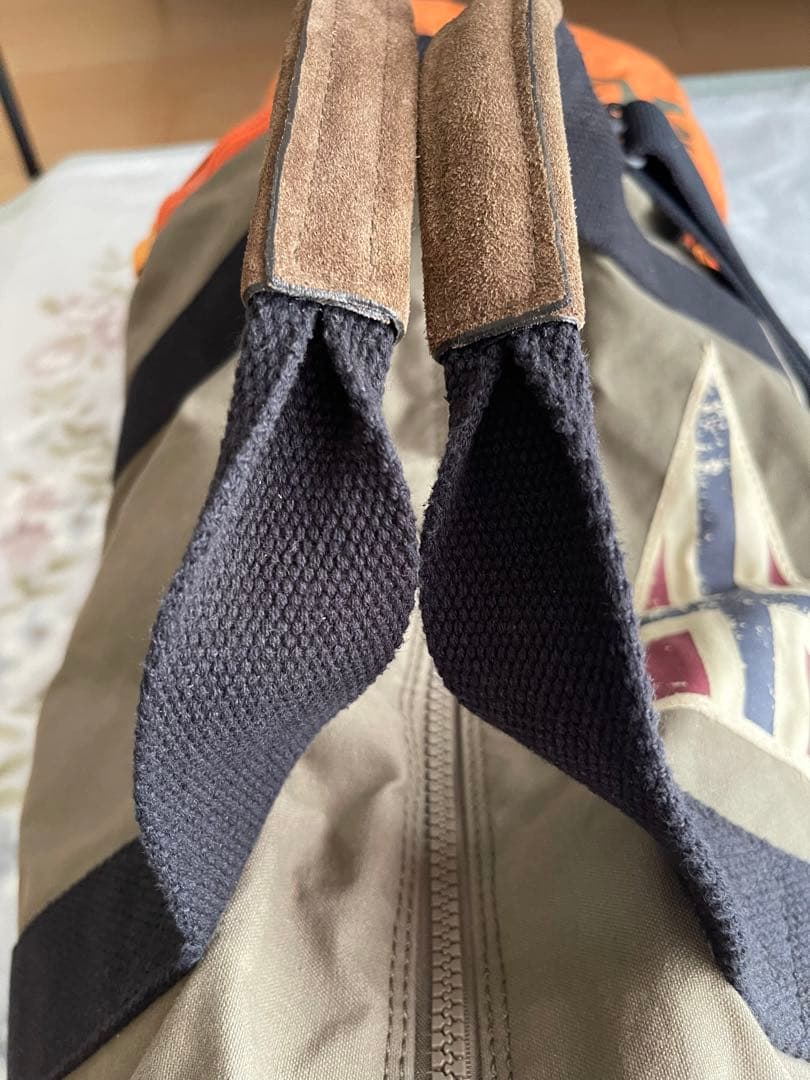 ナパピリ　ボストンバッグ　牛革　約100Ｌ