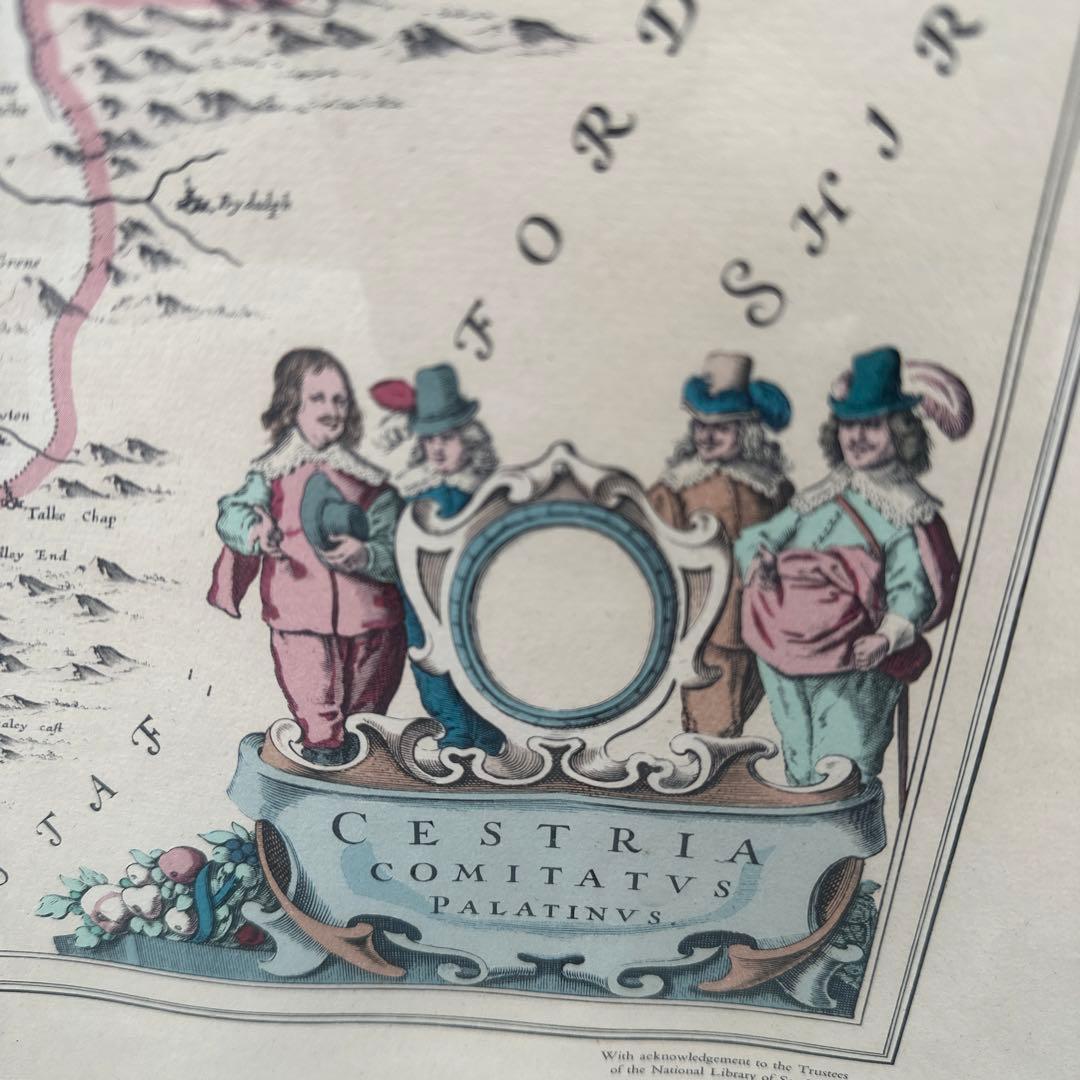 複数購入割引⭕️ アンティーク　フレーム　マップ　地図　ウォールアート　壁掛け