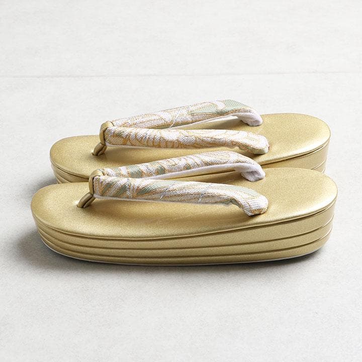 【新品】草履バッグセット 乱菊 帯地 　03657