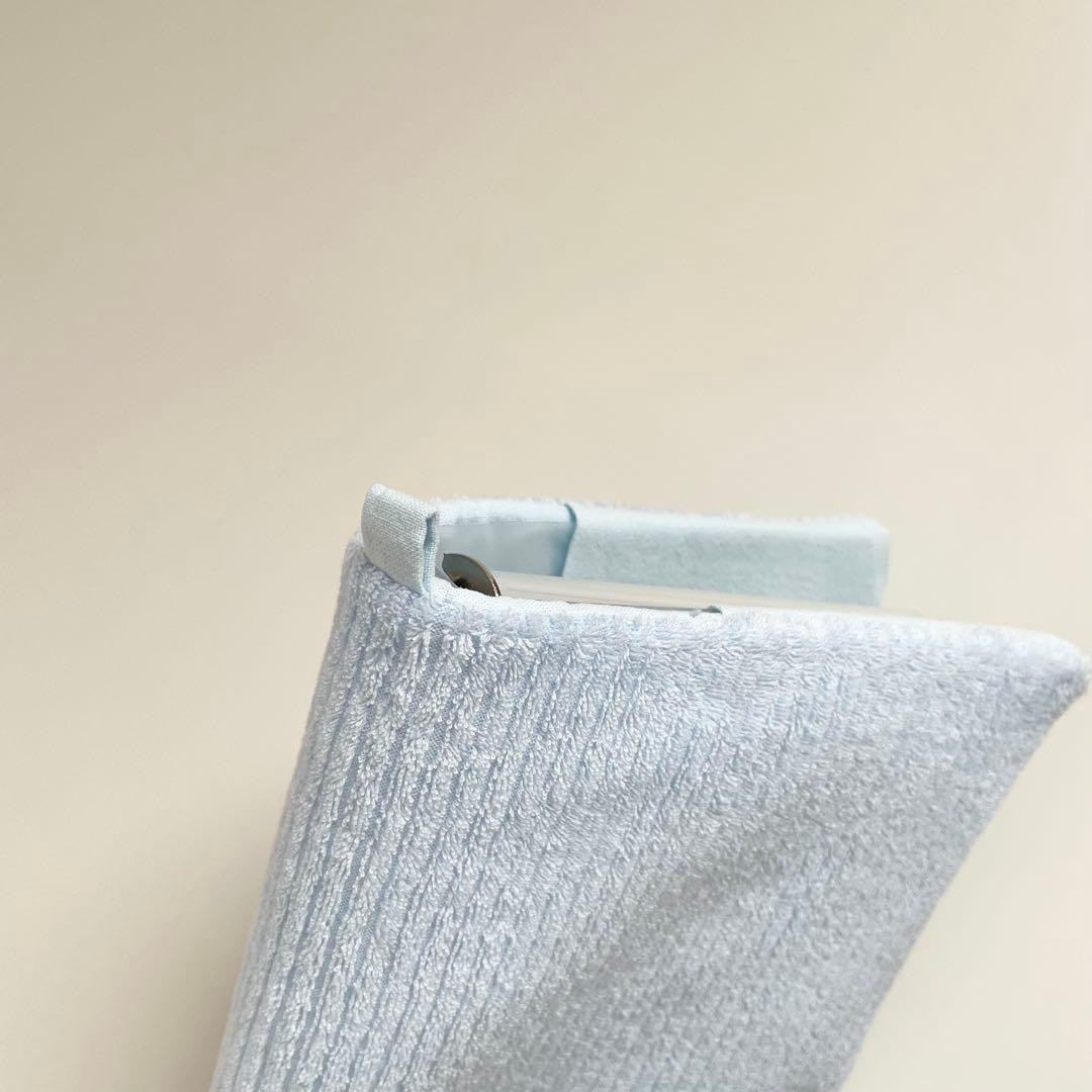 早い者勝ち　韓国　バインダー　カバー　貯金　リフィル　タオル生地