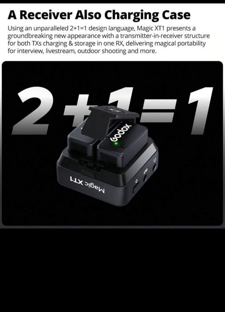 Godox Magic XT1 ワイヤレスマイクセット