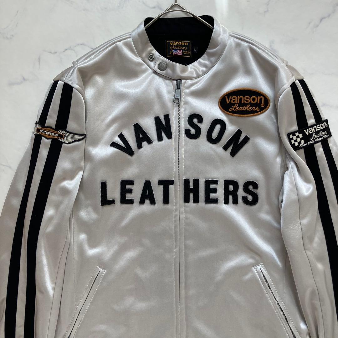 VANSON ライダースジャケット ワンスター 40周年モデル ボンディング L