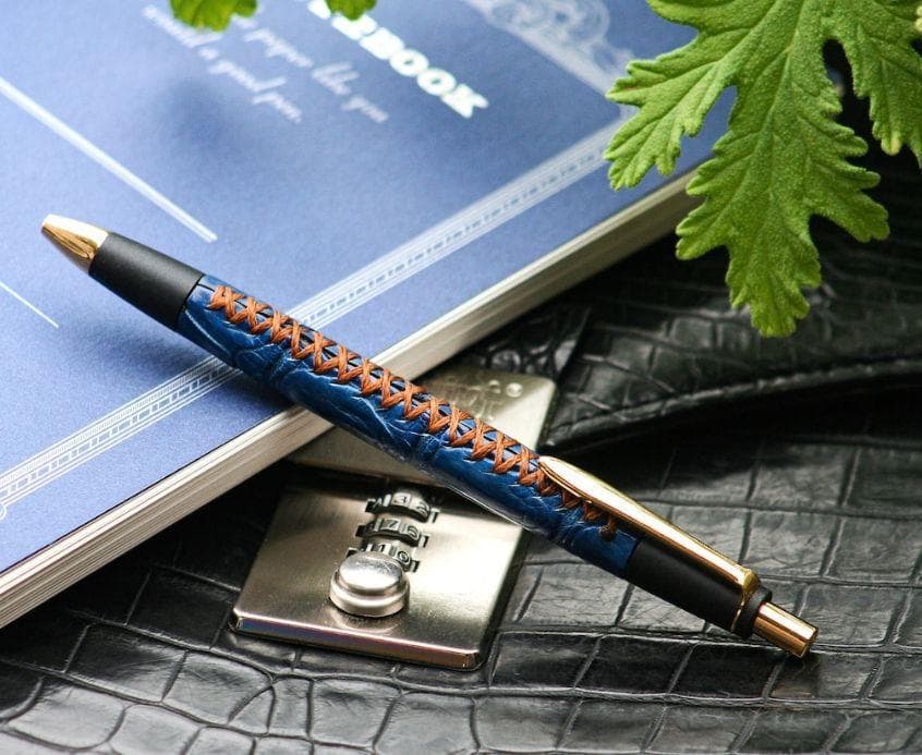 【新品未開封】シックザール 夏限定 ボールペン クロコダイル (薄藍)