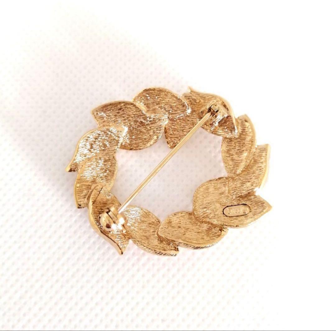 【✨極美品✨】Dior 葉モチーフ ゴールドブローチ 最終値下げ