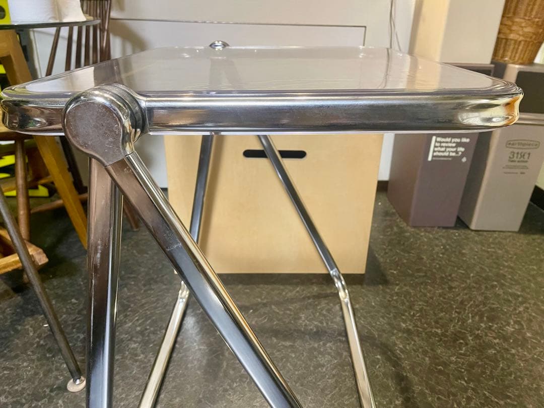 CASTELLI Platone 折りたたみクリアテーブル リプロダクト品