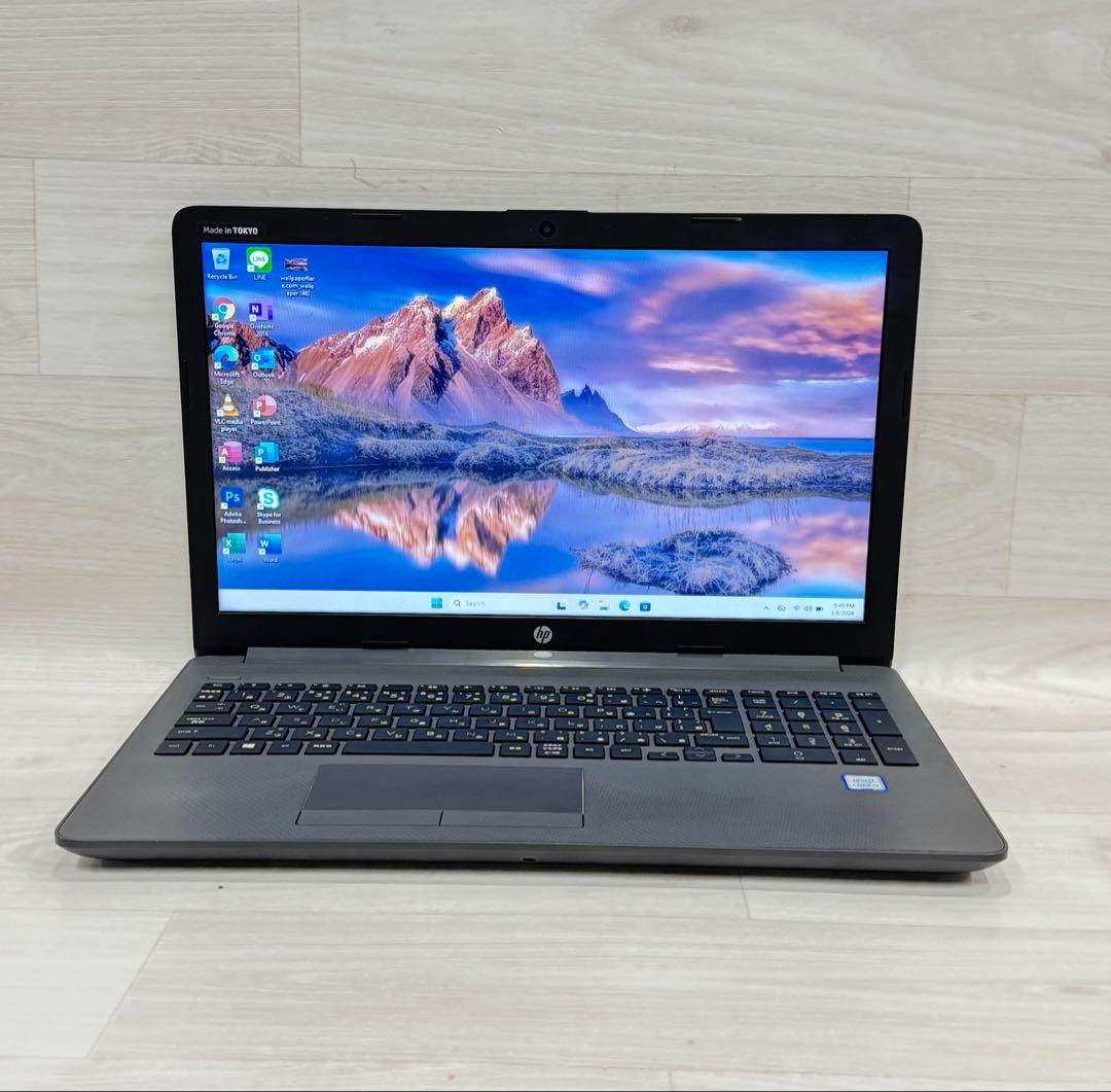 限定特価8 世代エイチピーHpノートパソコン8GB/256GB+500GフルHD