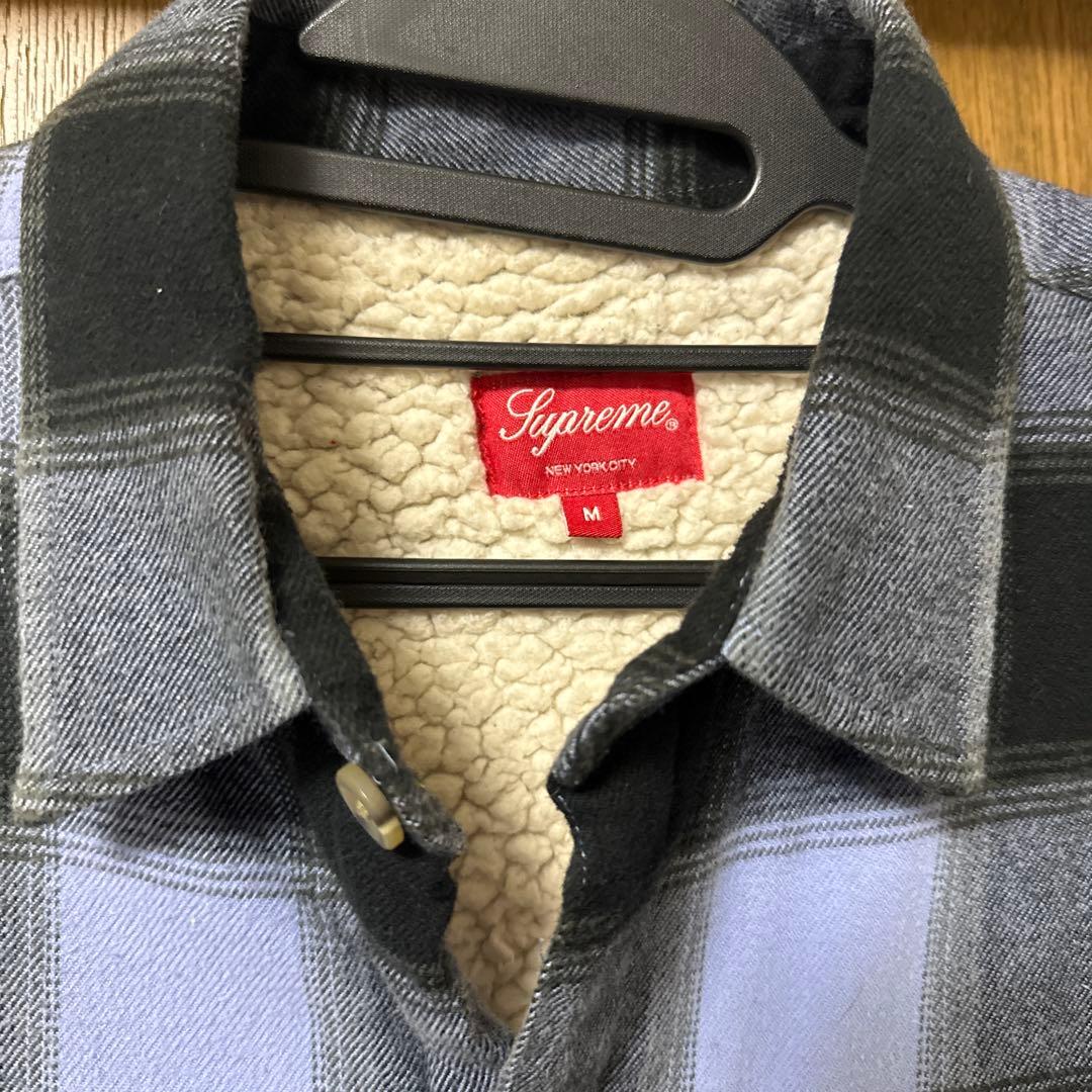 ゆう！！Supreme Buffalo Plaid Sherpa