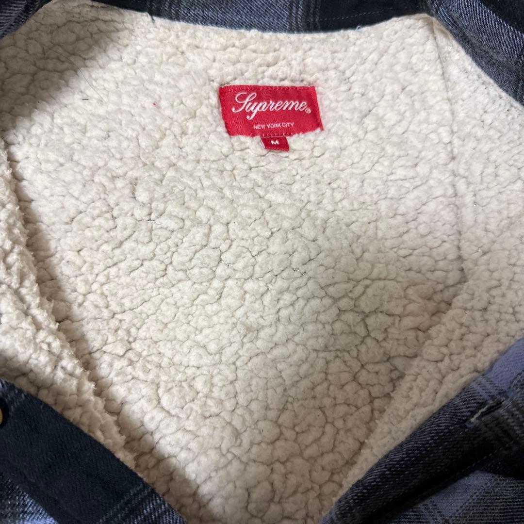 ゆう！！Supreme Buffalo Plaid Sherpa