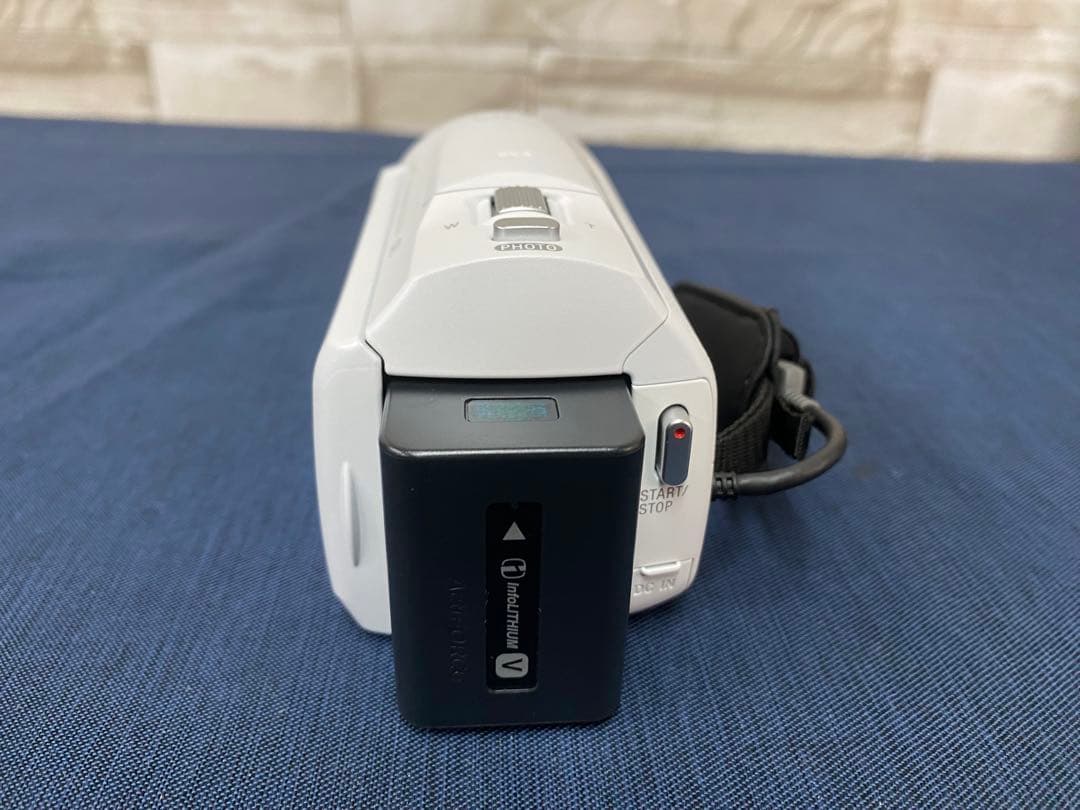 【美品】SONY HDR-CX680 ビデオカメラ ホワイト　ケースおまけ付き