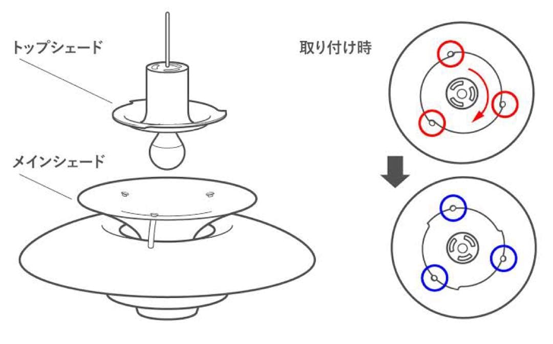 ◎新品未使用◎ PH リプロダクト　ブルーグラデーション　北欧照明　φ50