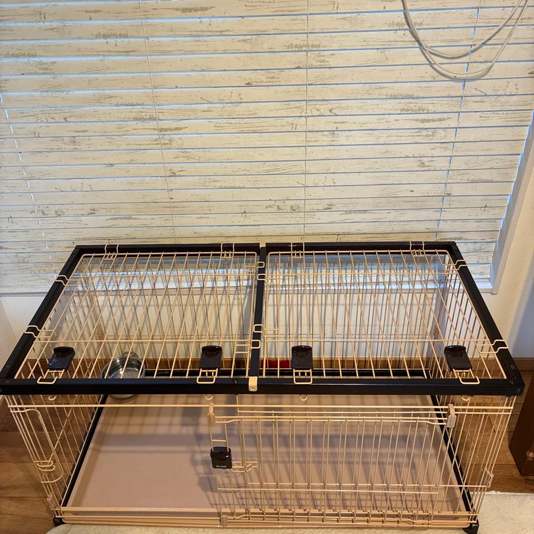 【2週間限定】ダブルケージ 引き出し式トレー付き