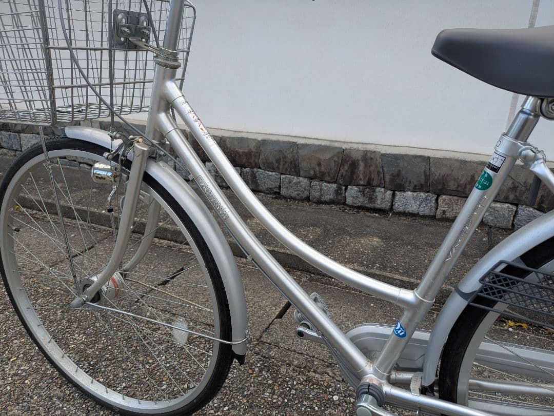 美品 27 インチ 自転車 軽快車 シティサイクル 名古屋市引き取り限定