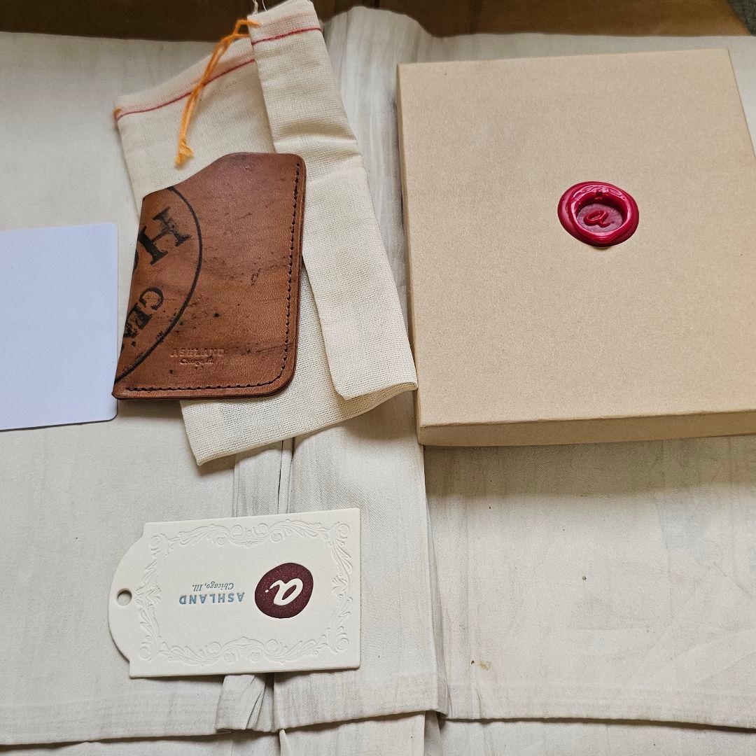 未使用 カードケース CORDOVAN シェルコードバン コードバン ホーウィン