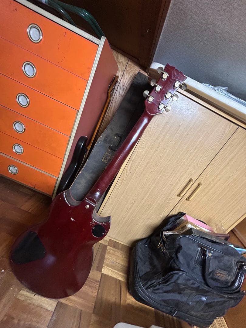 エレキギター レッド ダブルコイル