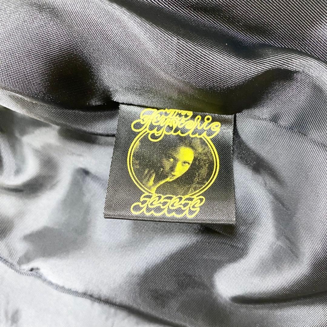 HYSTERIC GLAMOUR レザージャケット　ベルト　ボタン　ラムレザー