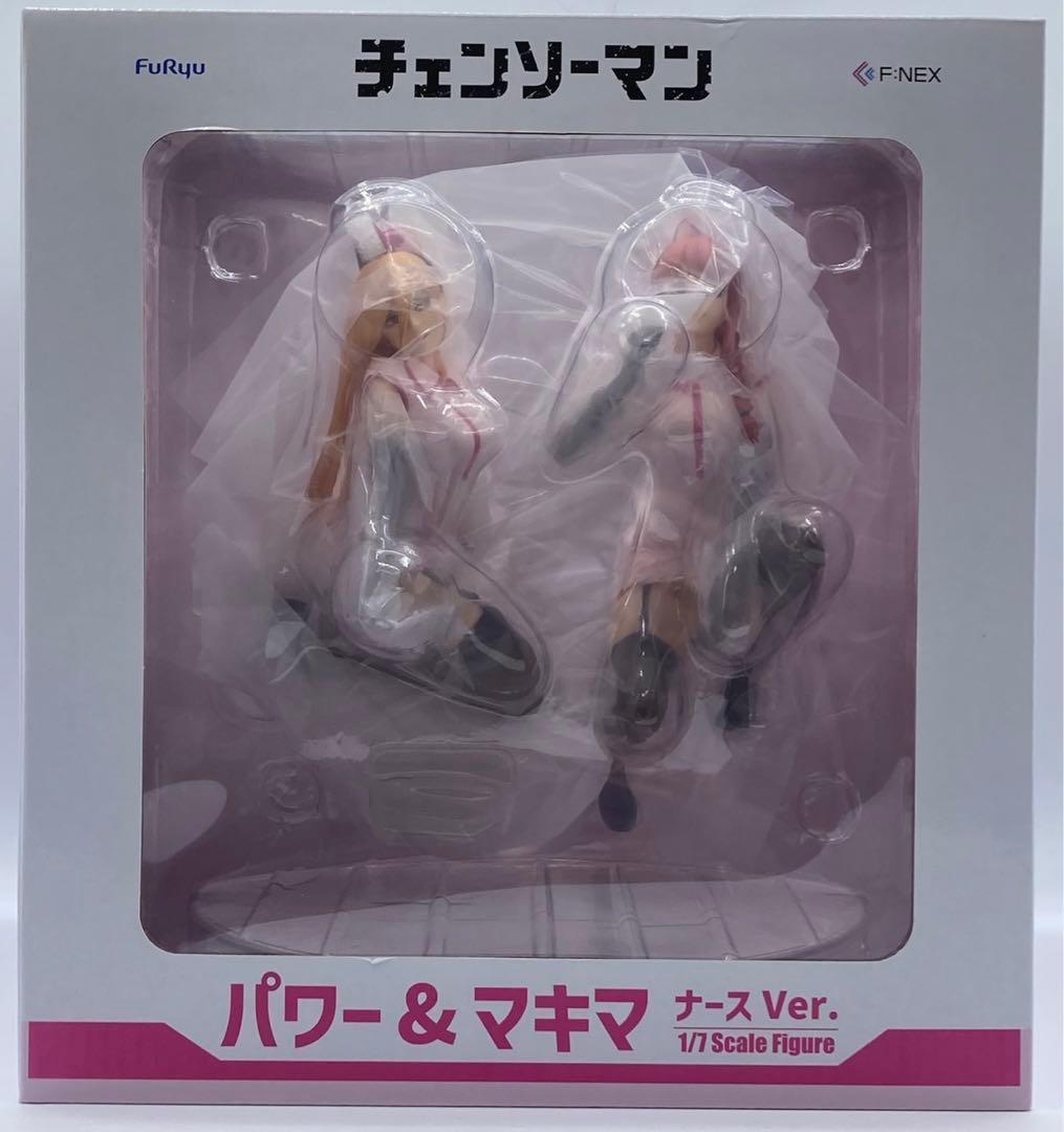 【未開封】フリュー パワー&マキマ ナースVer. 1/7スケールフィギュア