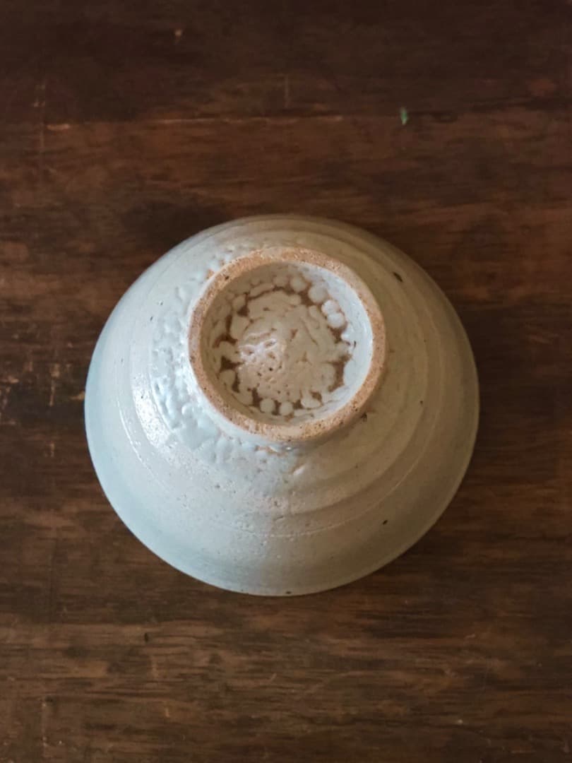 李朝　朝鮮美術　白磁　茶碗　茶道具　古民藝　陶磁工芸　古道具　Q2311