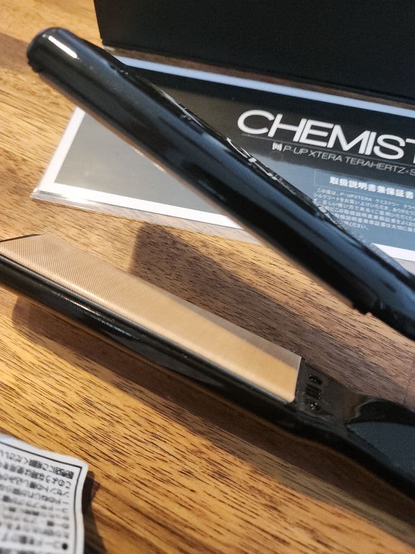 美品 CHEMISTRY ケミストリー ストレートアイロン ブラック
