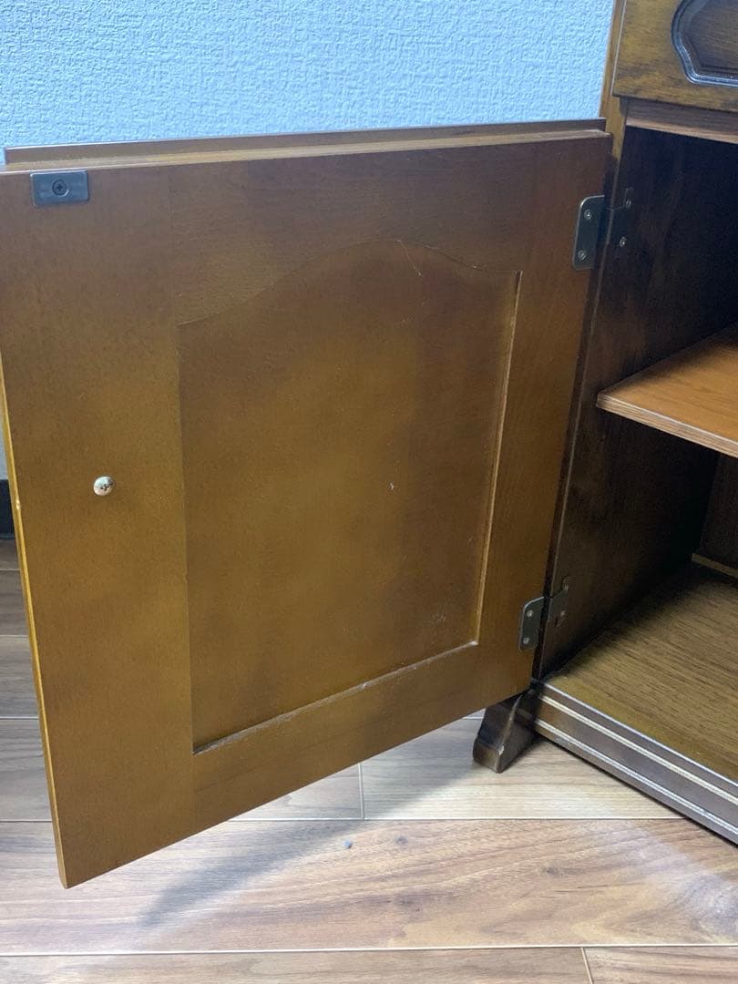 カリモク　サイドチェスト　レトロ電話台　キャビネット　コロニアル