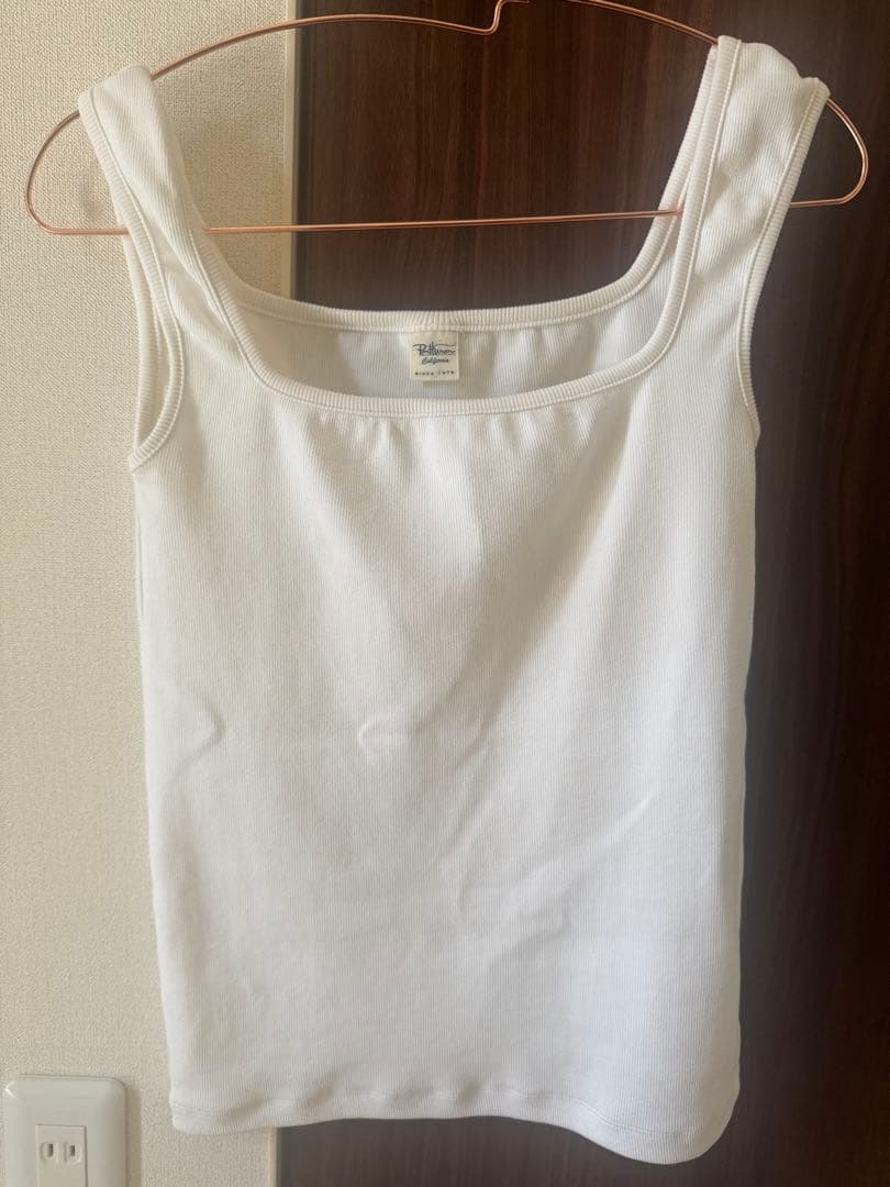 ロンハーマン❤︎ Bare Rib Tank Top 　ブラックホワイトセット　S