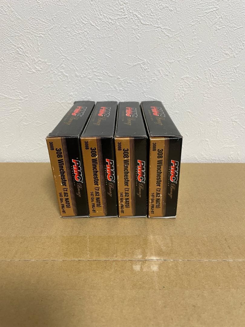 実弾　空箱　.308Winchester　4箱