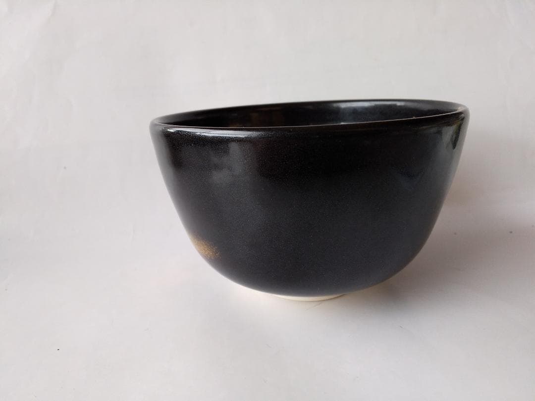 押小路窯 庄左ェ門 作 色絵 「 椿 」茶碗 押小路焼 共箱 栞 抹茶碗 新品