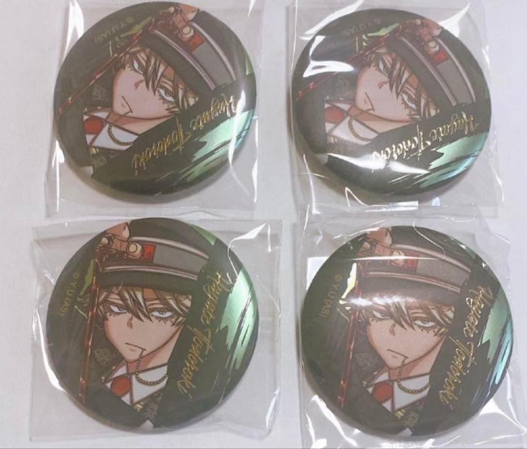 桃源暗鬼 等々力颯 メタリック缶バッジ