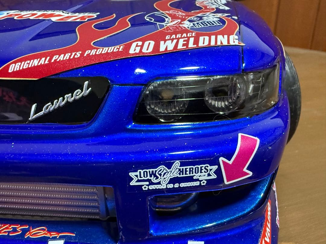 パンドラRC　C35ローレル　あ～ぼ～ムーン仕様　ラジコンボディ　新品未使用