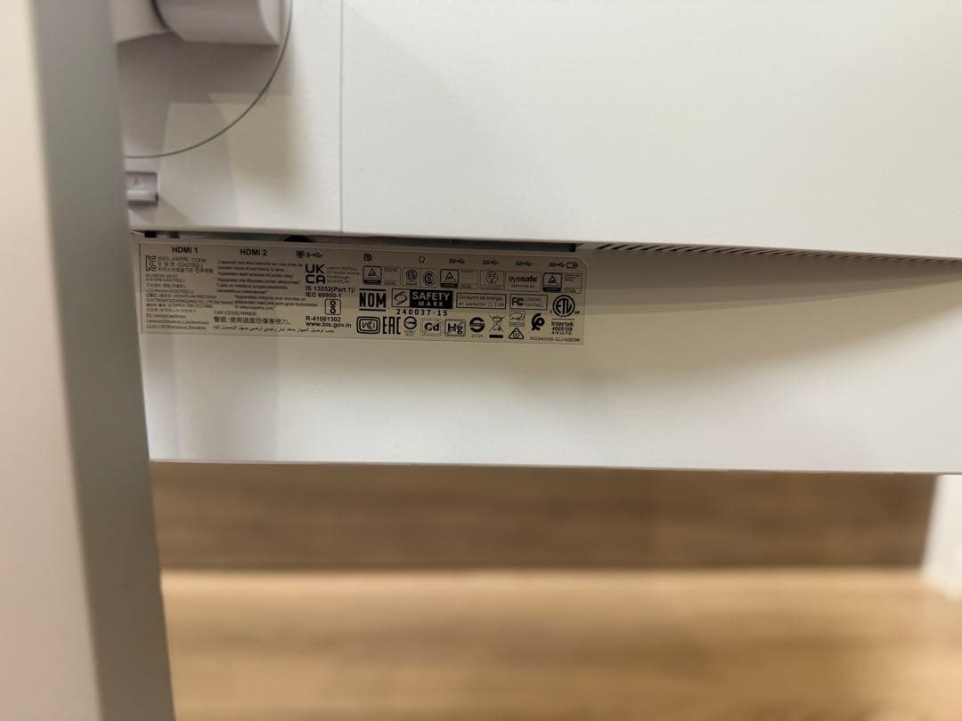 【中古美品】Lenovo L27h-4A 27インチ QHDモニター