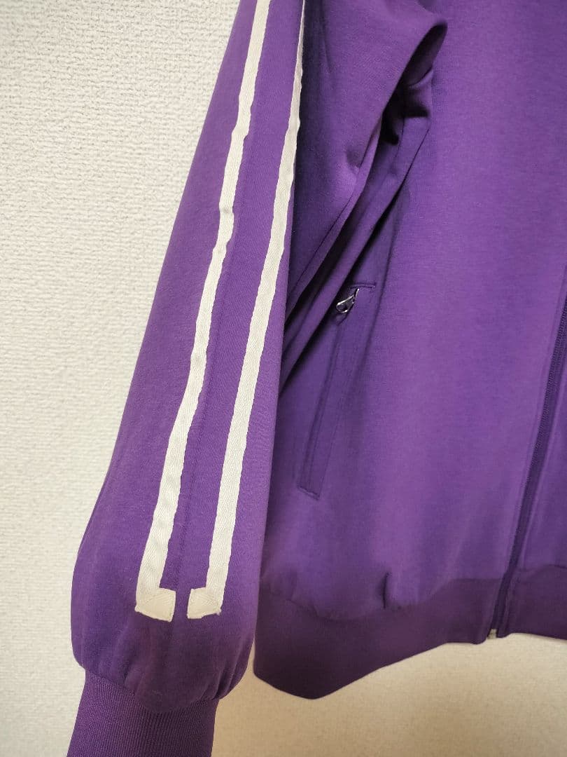 [Alexandros] パープル トラックジャケット S ショップバッグ付き