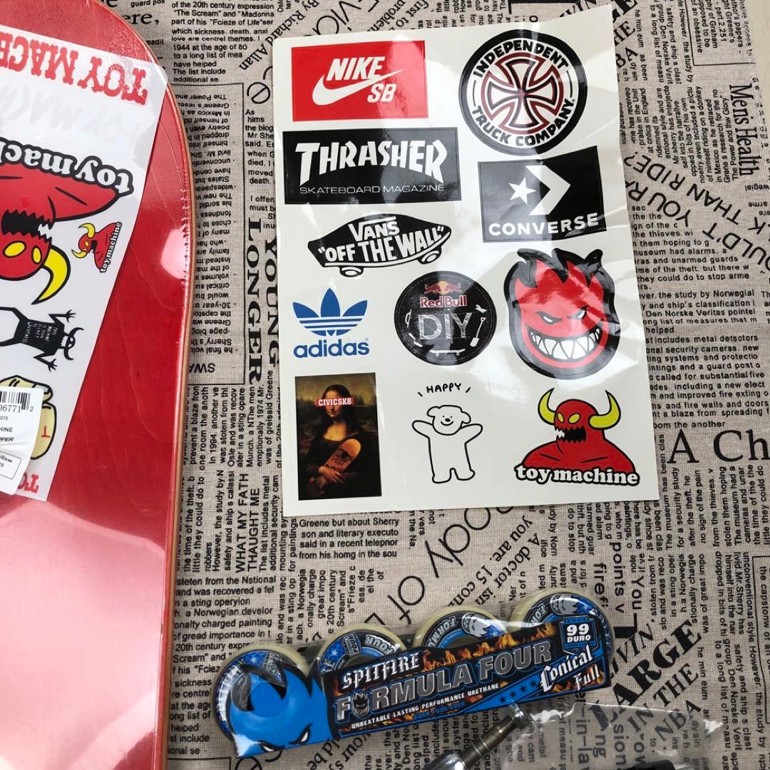 スケボー デッキデッキ セット 8.0 レッド