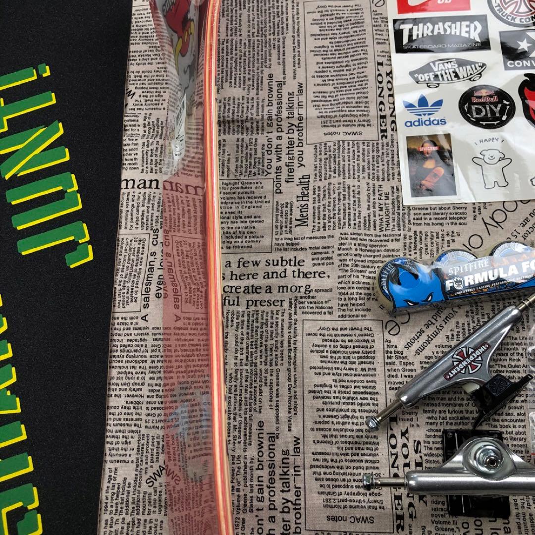 スケボー デッキデッキ セット 8.0 レッド