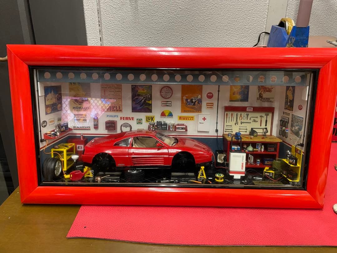 フェラーリ348 TB　ミニガレージセット