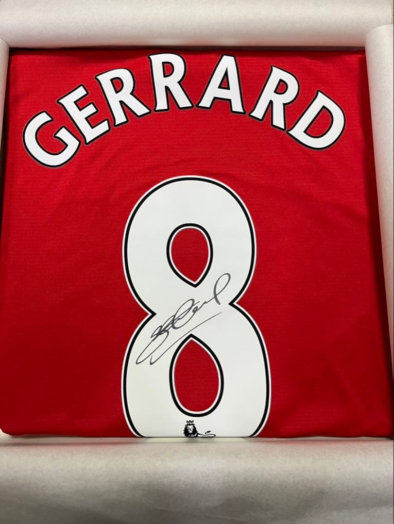 リヴァプール　リバプール　スティーブン・ジェラード　サイン入りユニフォーム