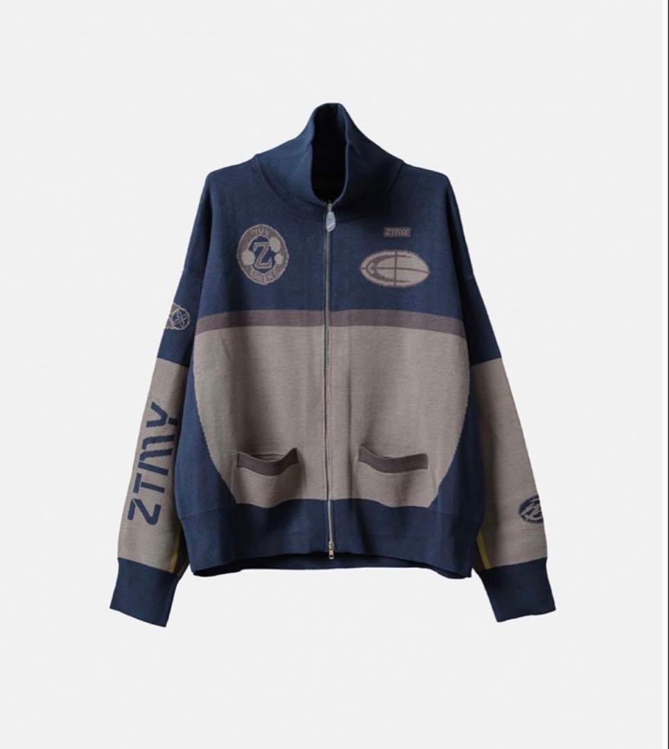 ずとまよ　M Full Zip Knit Jersey (Navy)